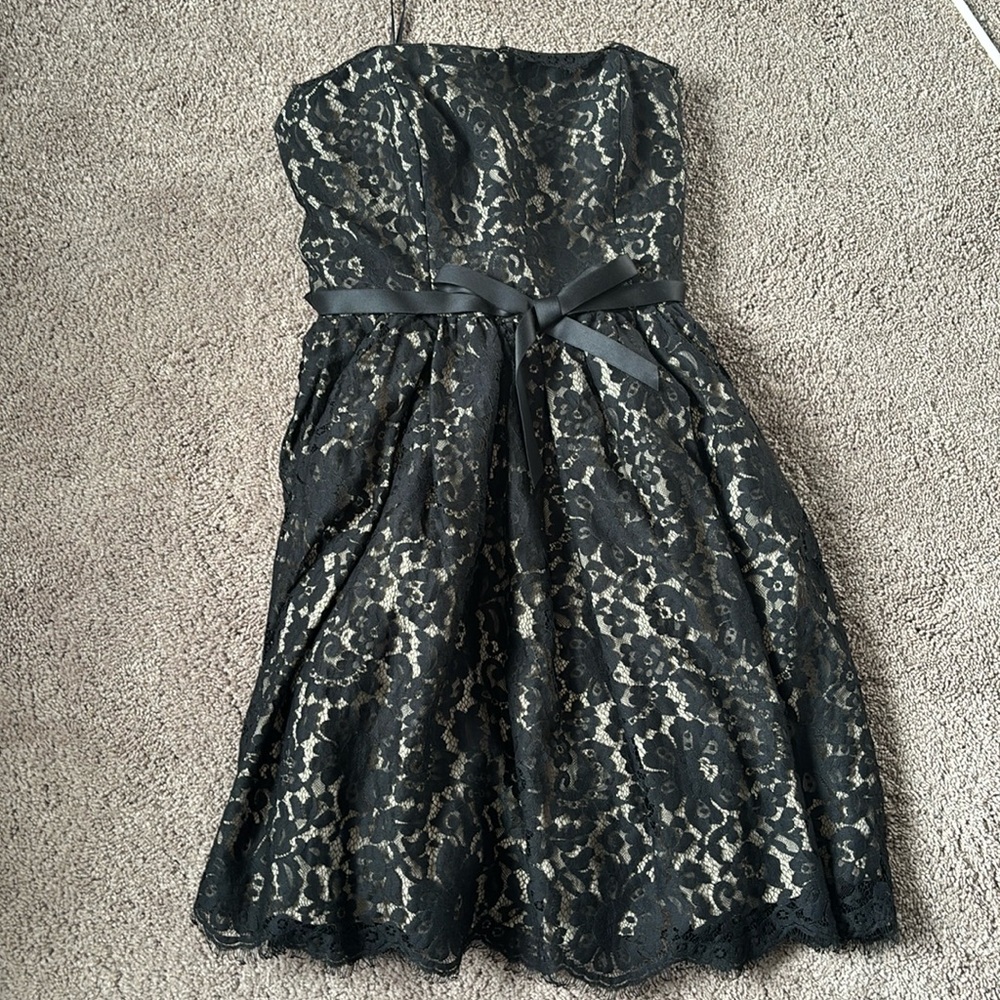 Women’s black lace dress